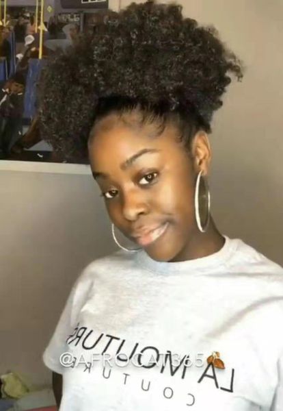kinky curly ponytail for black women natural afro curly non remy hair 1 piece clip in ponytails 100% human hair
kinky curly ponytail for black women natural afro curly non remy hair 1 piece clip in ponytails 100% human hair