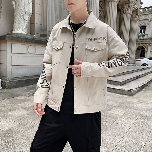 autumn coat men's 2019 new style korean-style trend youth tooling jacket casual versitile fashion men's wear, Black;brown
autumn coat men's 2019 new style korean-style trend youth tooling jacket casual versitile fashion men's wear, Black;brown