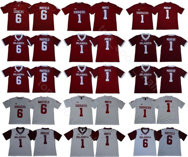 ncaa oklahoma sooners 1 jalen hurts jersey 2 ceedee lamb baker mayfield kyler murray red white college football rose peach bowl 2020 150th, Black
ncaa oklahoma sooners 1 jalen hurts jersey 2 ceedee lamb baker mayfield kyler murray red white college football rose peach bowl 2020 150th, Black