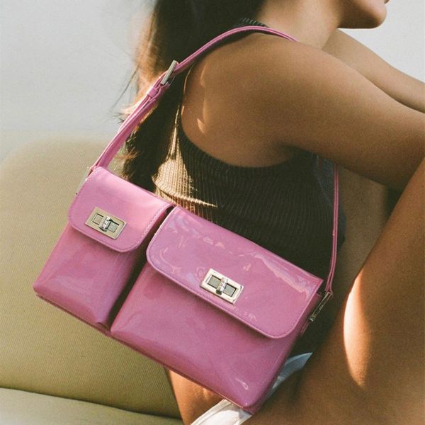 fashion celebrity underarm bag simple retro shoulder bag pu patent leather women handbag female
fashion celebrity underarm bag simple retro shoulder bag pu patent leather women handbag female