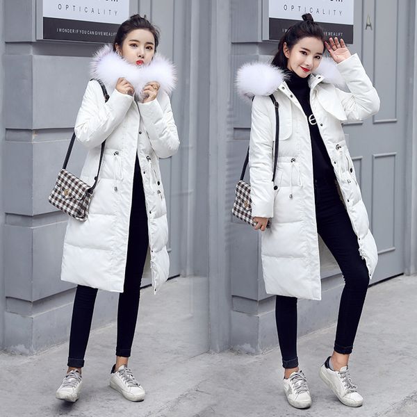 women's down jacket winter white duck down jacket women's casual hooded thick coat, Black
women's down jacket winter white duck down jacket women's casual hooded thick coat, Black