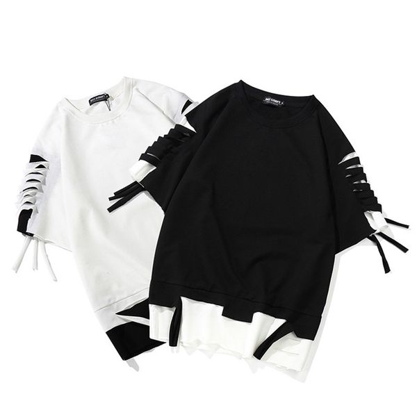 мужская весна конструктор сплошной цвет tshirts пара пуловер с коротким рукавом hip сыпучие homme hip hop стиль мода одежда, White;black
мужская весна конструктор сплошной цвет tshirts пара пуловер с коротким рукавом hip сыпучие homme hip hop стиль мода одежда, White;black