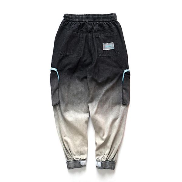 men gradient joggers hiphop harem streetwear pants casual trousers popular multi-pockets khaki pants autumn jogger, Black
men gradient joggers hiphop harem streetwear pants casual trousers popular multi-pockets khaki pants autumn jogger, Black