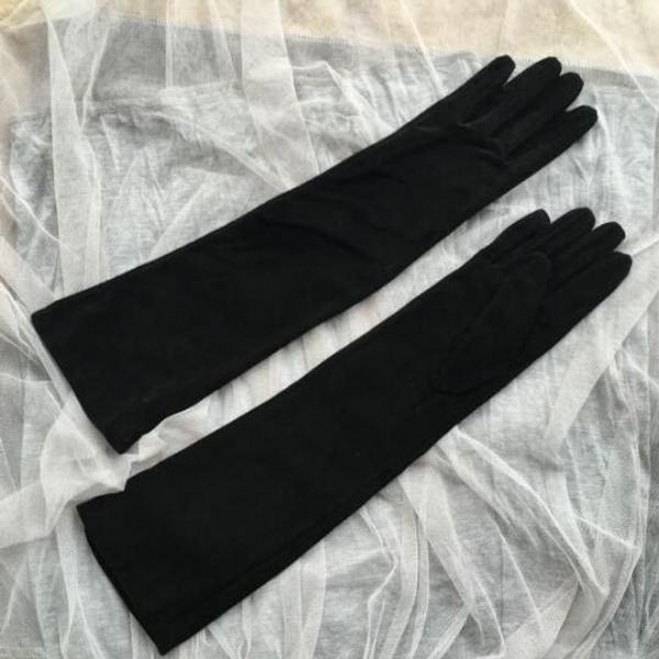 autumn and winter women' 100% genuine leather 45cm long gloves sheepskin goat leather gloves soft black suede glove r795, Blue;gray
autumn and winter women' 100% genuine leather 45cm long gloves sheepskin goat leather gloves soft black suede glove r795, Blue;gray