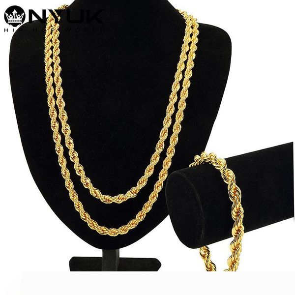 iced out rope chain gold twisted chain charms bracelet set hip hop men chunky jewelry long necklace men jewelry, Silver
iced out rope chain gold twisted chain charms bracelet set hip hop men chunky jewelry long necklace men jewelry, Silver