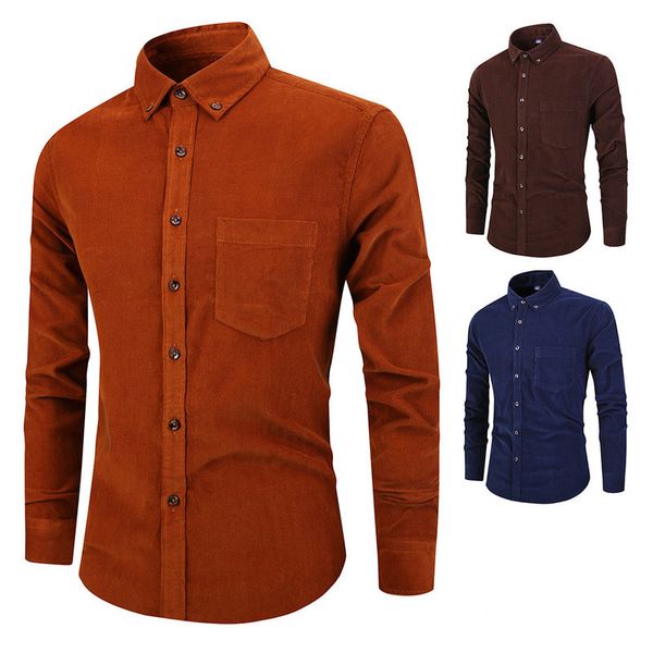 fashion new style men's autumn new cotton korean men's corduroy shirt long sleeve retro shirt men, White;black
fashion new style men's autumn new cotton korean men's corduroy shirt long sleeve retro shirt men, White;black