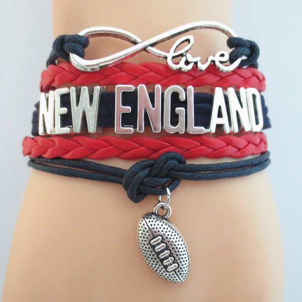 ювелирные изделия infinity love new england футбольная команда браслет дружбы браслеты b09064, Golden;silver
ювелирные изделия infinity love new england футбольная команда браслет дружбы браслеты b09064, Golden;silver