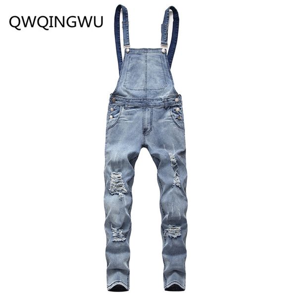 fashion ripped hole jeans jumpsuits men casual streetwear distressed denim overalls hip hop suspenders pants romper, Blue
fashion ripped hole jeans jumpsuits men casual streetwear distressed denim overalls hip hop suspenders pants romper, Blue