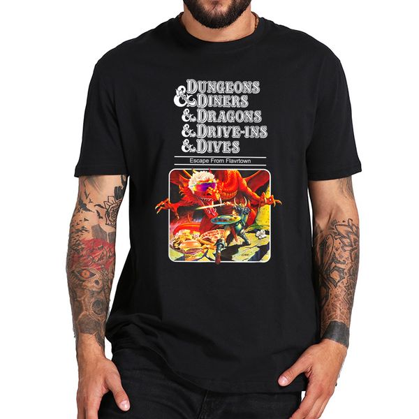 eu size 100% cotton t shirt dungeons and dragons tshirt graphic crew neck print camiseta, White;black
eu size 100% cotton t shirt dungeons and dragons tshirt graphic crew neck print camiseta, White;black