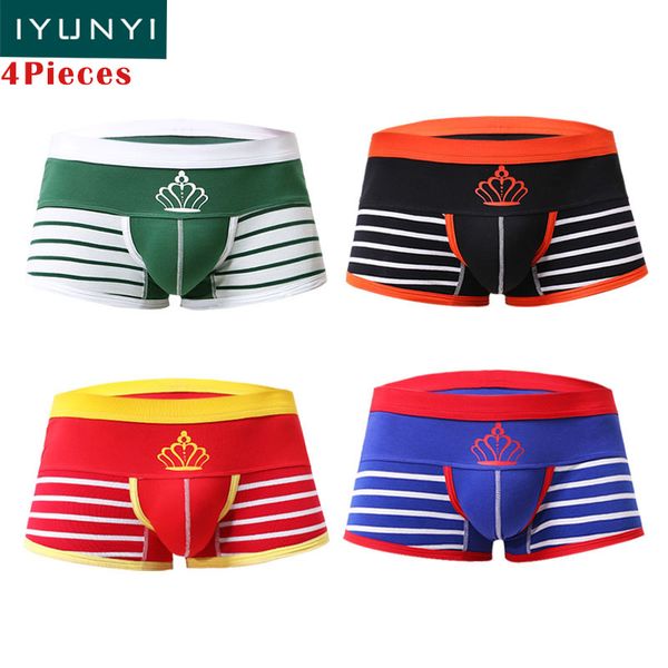 4pcs/lot men underwear cotton men cueca boxers crown printed boxers shorts underpants calzoncillos underwear, Black;white
4pcs/lot men underwear cotton men cueca boxers crown printed boxers shorts underpants calzoncillos underwear, Black;white