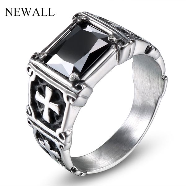 newall stainless steel black stone men's punk ring jewelry zc fashion love engagement ring accessory natural stone, Slivery;golden
newall stainless steel black stone men's punk ring jewelry zc fashion love engagement ring accessory natural stone, Slivery;golden