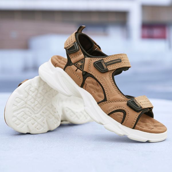 camel summer outdoor new lightweight shoes men's leather sandals wear hiking garden beach sandals men casual dru footwear, Black
camel summer outdoor new lightweight shoes men's leather sandals wear hiking garden beach sandals men casual dru footwear, Black