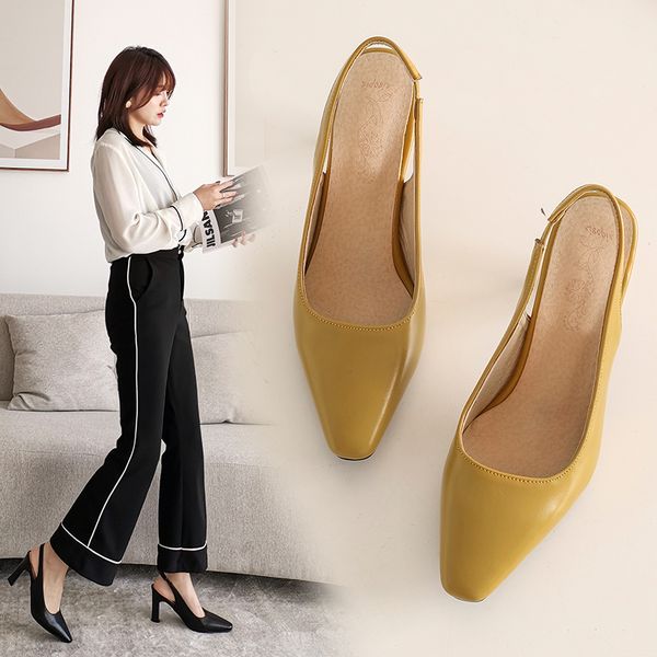 2020 spring hollow coarse sandals high-heeled shallow mouth pointed pumps shoes women female high heels large size, Black
2020 spring hollow coarse sandals high-heeled shallow mouth pointed pumps shoes women female high heels large size, Black