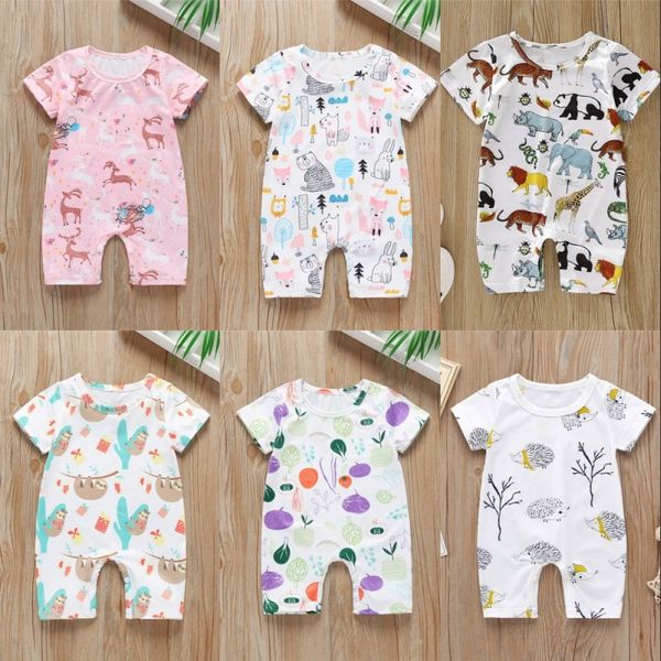 newborn rompers single-breasted short sleeve cartoon animal printed rompers infant summer short sleeve rompers kids designer clothing, Blue
newborn rompers single-breasted short sleeve cartoon animal printed rompers infant summer short sleeve rompers kids designer clothing, Blue