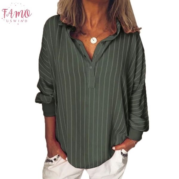 womens elegant autumn striped print shirt v neck long sleeved bat blouses plus size loose vintage, White
womens elegant autumn striped print shirt v neck long sleeved bat blouses plus size loose vintage, White