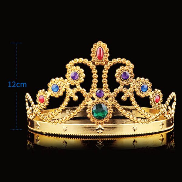 king queen headdress crown birthday cosplay adjustable festival makeup dancing party supplies b88, Golden;white
king queen headdress crown birthday cosplay adjustable festival makeup dancing party supplies b88, Golden;white
