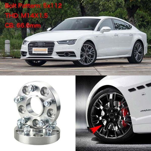 4pcs 1" wheel spacers adapters 5 lug 5x4.4"/5x112-14x1.5 studs for audi a7 2011 
4pcs 1" wheel spacers adapters 5 lug 5x4.4"/5x112-14x1.5 studs for audi a7 2011