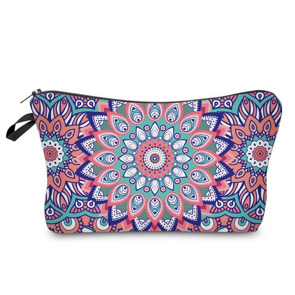 2018 new mandala 3d floral printing with multicolor pattern cosmetic bag lady fashion makeup bags
2018 new mandala 3d floral printing with multicolor pattern cosmetic bag lady fashion makeup bags