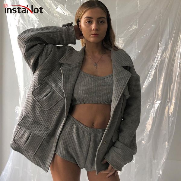 instagrey oversize jacket women cotton pocket warm outerwear autumn winter casual fashion single breasted pocket overcoat, Black;brown
instagrey oversize jacket women cotton pocket warm outerwear autumn winter casual fashion single breasted pocket overcoat, Black;brown