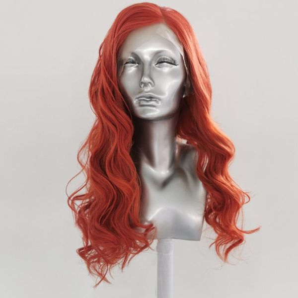 synthetic wigs quinlux orange wavy wig for women cosplay costume lace front with side part heat resistant fiber daily wear, Black
synthetic wigs quinlux orange wavy wig for women cosplay costume lace front with side part heat resistant fiber daily wear, Black