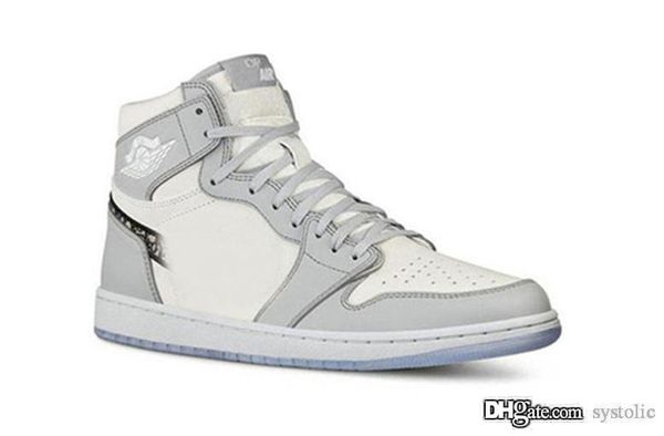 2020 authentic air high 1 og x 10dior retro grey black sail white men basketball shoes sports sneakers with original box
2020 authentic air high 1 og x 10dior retro grey black sail white men basketball shoes sports sneakers with original box
