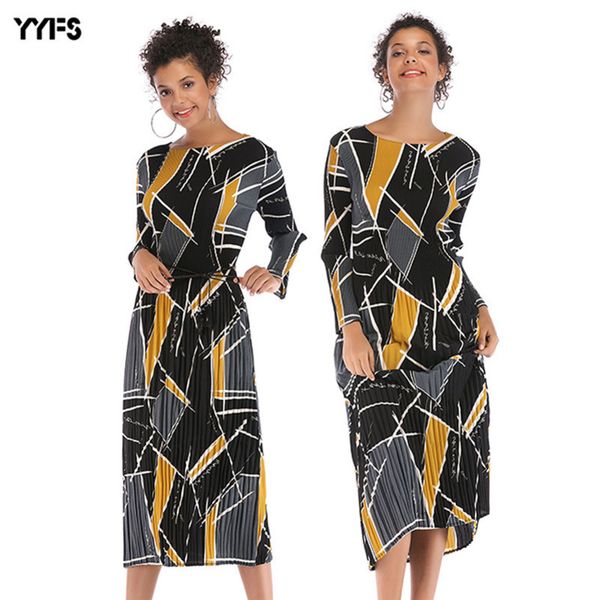 womens designer geometric print dress long sleeve with belt chiffon pleated skirtd8tx, Black;gray
womens designer geometric print dress long sleeve with belt chiffon pleated skirtd8tx, Black;gray