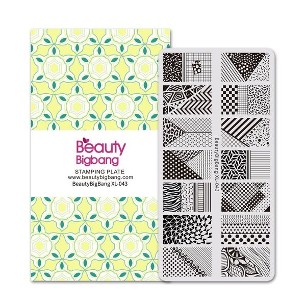 beautybigbang nail art stamping plate rectangle nail art stamping plate flowers geometric puzzle manicure diy decoration, White
beautybigbang nail art stamping plate rectangle nail art stamping plate flowers geometric puzzle manicure diy decoration, White