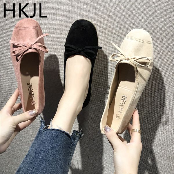 hkjl 2019 spring and summer new korean women's shoes shallow mouth bow shoes single ballet flat peas a715, Black
hkjl 2019 spring and summer new korean women's shoes shallow mouth bow shoes single ballet flat peas a715, Black