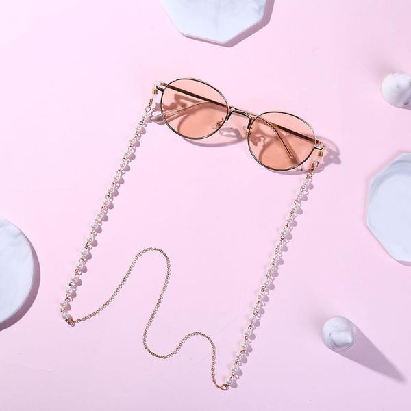 women glasses chain pearl beads lanyard anti-slip rope cord eyeglasses sunglasses necklace strap, Silver
women glasses chain pearl beads lanyard anti-slip rope cord eyeglasses sunglasses necklace strap, Silver