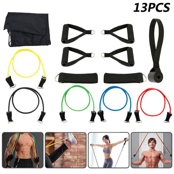 11/13pcs pull rope resistance bands fitness exercises latex tubes pedal excerciser body training workout yoga fitness equipments
11/13pcs pull rope resistance bands fitness exercises latex tubes pedal excerciser body training workout yoga fitness equipments
