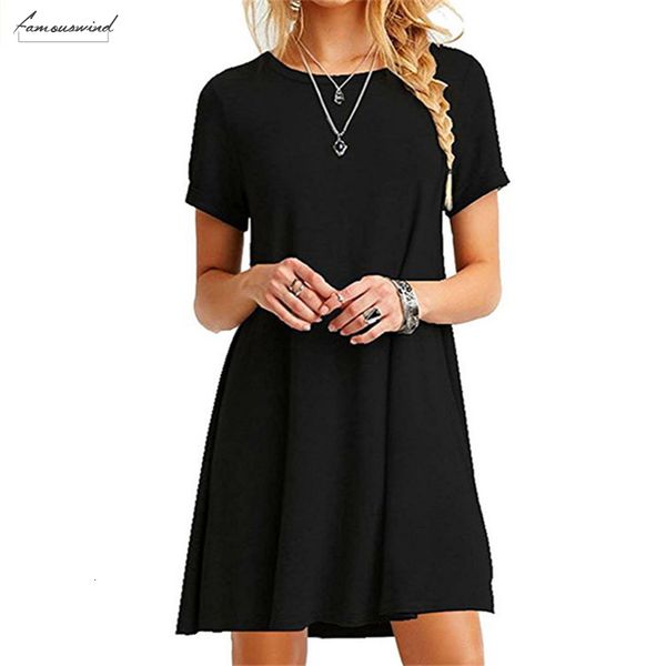 fashion women dress summer short sleeve o neck loose dress plus size female vestidos designer clothes, Black;gray
fashion women dress summer short sleeve o neck loose dress plus size female vestidos designer clothes, Black;gray
