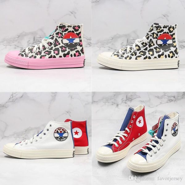 2020 new leopard pattern 1970s stitching high-pink black white chuck 70 canvas casual board shoes for men women size 35-44, White;red
2020 new leopard pattern 1970s stitching high-pink black white chuck 70 canvas casual board shoes for men women size 35-44, White;red