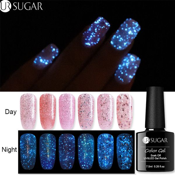 ur sugar 7.5ml luminous rose gold nail gel polish glow in the dark soak off varnish uv led semi permanant nail art gel lacquer, Red;pink
ur sugar 7.5ml luminous rose gold nail gel polish glow in the dark soak off varnish uv led semi permanant nail art gel lacquer, Red;pink
