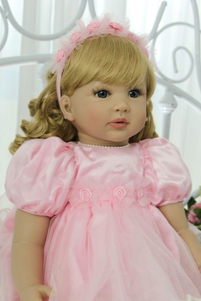 24inch 60cm reborn toddler girl curly blonde hair princess in pink skirt collectible doll lifelike baby
24inch 60cm reborn toddler girl curly blonde hair princess in pink skirt collectible doll lifelike baby