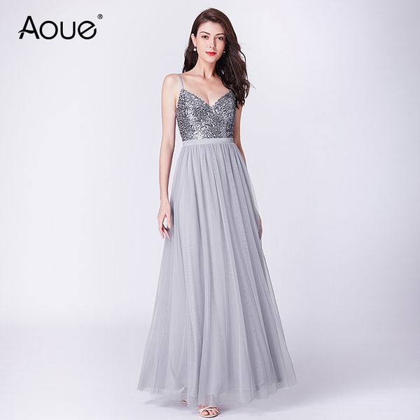aoue long bridesmaids dresses elegant a line v neck tulle wedding party gowns sequins vestidos de damas de honor, White;black
aoue long bridesmaids dresses elegant a line v neck tulle wedding party gowns sequins vestidos de damas de honor, White;black