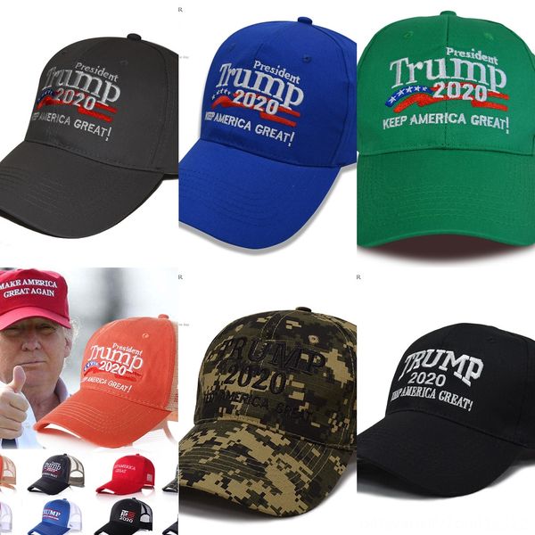 jhlnu trump 2020 designer hats caps women bucket keep hat men great president trump outdoor travel america embroidered summer sun hats, Blue;gray