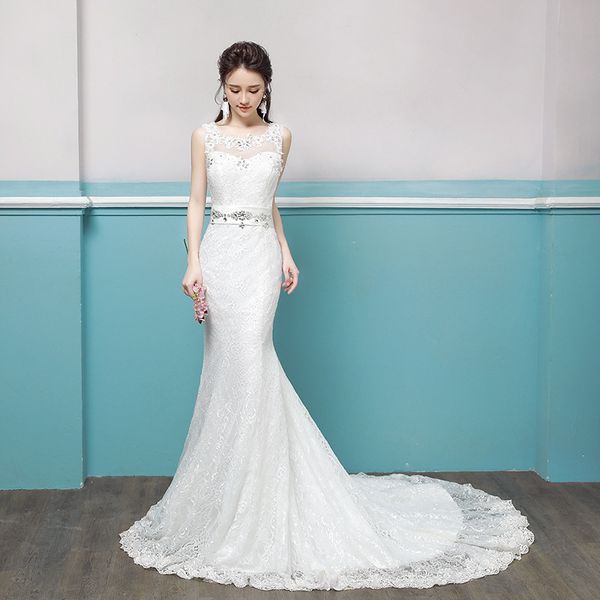 ivory white tulle with lace appliques mermaid wedding dress 2020 open back wedding gowns sweep train crystal bridal dresses
ivory white tulle with lace appliques mermaid wedding dress 2020 open back wedding gowns sweep train crystal bridal dresses
