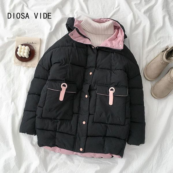 2019 women parkas jackets female coat outwear jackets winter women parka coat thicken double warm street wear, Black
2019 women parkas jackets female coat outwear jackets winter women parka coat thicken double warm street wear, Black