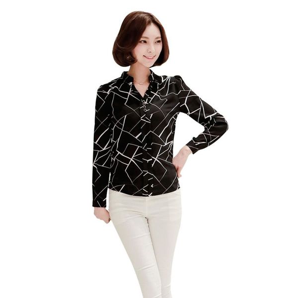 new autumn chiffon blouse women printed long sleeve blouse white striped blouses shirts female office shirt rk
new autumn chiffon blouse women printed long sleeve blouse white striped blouses shirts female office shirt rk