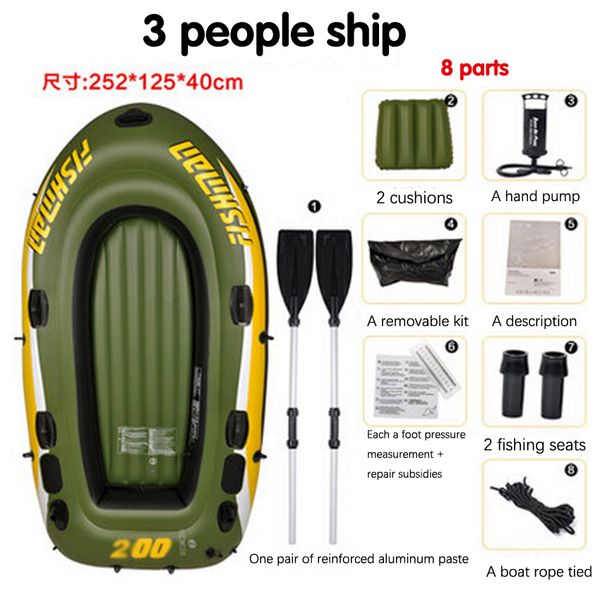 1 pc 3 person kayak thick rubber boats inflatable boat fishing boat kayak assault hovercraft boats
1 pc 3 person kayak thick rubber boats inflatable boat fishing boat kayak assault hovercraft boats