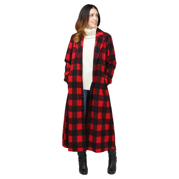 azulina spring fall women's wool plaid coat fashion woolen coat slim type female wool jacket female overcoat cardigan, Black
azulina spring fall women's wool plaid coat fashion woolen coat slim type female wool jacket female overcoat cardigan, Black