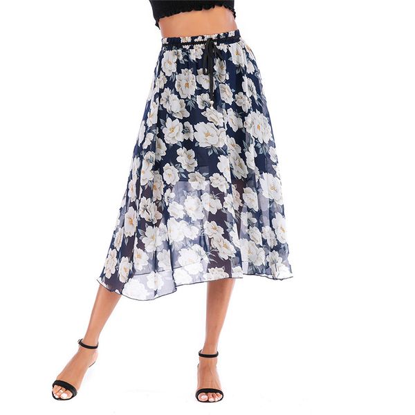 new women chiffon skirt europe fashion bow midi lining jupe femme lace up falda mujer summer print floral skirts plus size m17, Black
new women chiffon skirt europe fashion bow midi lining jupe femme lace up falda mujer summer print floral skirts plus size m17, Black
