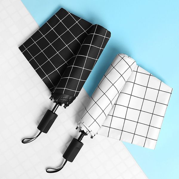 portable sunny and rainy umbrella lightweight plaid printed three-folding non-automatic umbrella for women
portable sunny and rainy umbrella lightweight plaid printed three-folding non-automatic umbrella for women