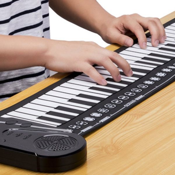 49-key folding hand roll piano silicone portable hand roll piano children's beginner electronic piano
49-key folding hand roll piano silicone portable hand roll piano children's beginner electronic piano