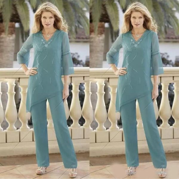 elegant two pieces mother of the bride pant suits with long sleeves beaded wedding guest dress chiffon plus size evening dresses, Black;red
elegant two pieces mother of the bride pant suits with long sleeves beaded wedding guest dress chiffon plus size evening dresses, Black;red