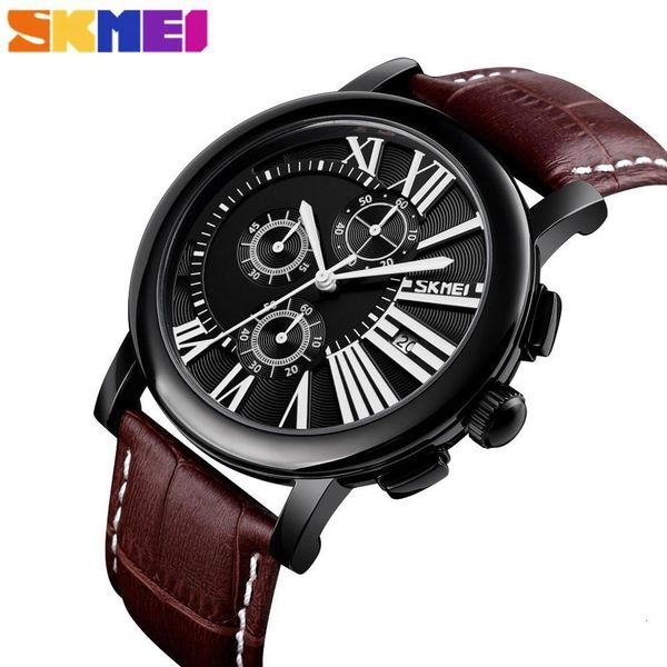 new skmei fashion watch men colorful sport quartz watches 3bar waterproof satch date leather strap relogio masculino 9196 mens, Slivery;brown
new skmei fashion watch men colorful sport quartz watches 3bar waterproof satch date leather strap relogio masculino 9196 mens, Slivery;brown