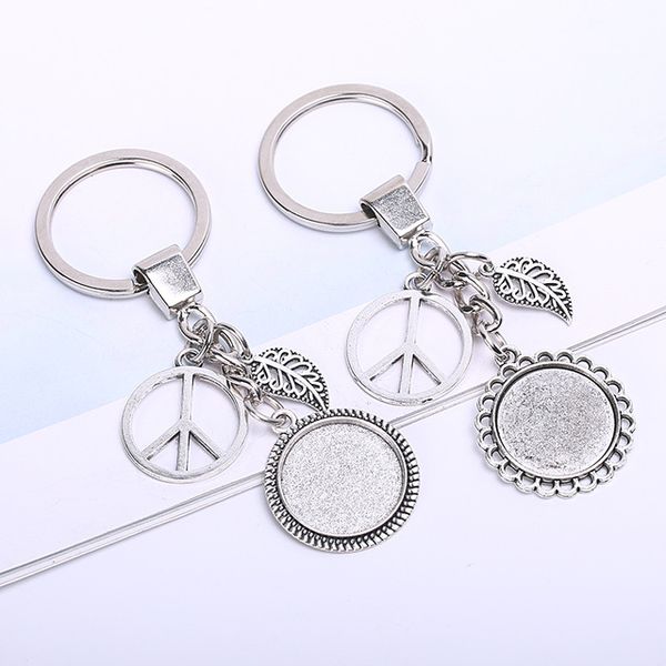 Vintage Metal Key Chains Round Cabochon Setting Jewelry Making Tree Peace Keychain for Women
Vintage Metal Key Chains Round Cabochon Setting Jewelry Making Tree Peace Keychain for Women