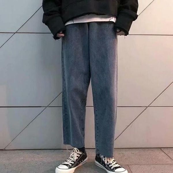 new 2019 loose straight men's jeans simple retro casual denim pants fashion long pants men jeans wide leg, Blue
new 2019 loose straight men's jeans simple retro casual denim pants fashion long pants men jeans wide leg, Blue