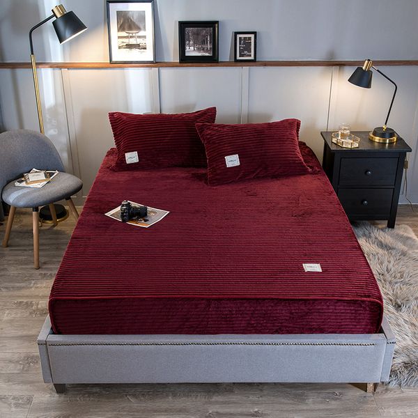 comfortablethick flannel solid fitted sheet mattress cover four corners with elastic band bed sheet 1pc
comfortablethick flannel solid fitted sheet mattress cover four corners with elastic band bed sheet 1pc