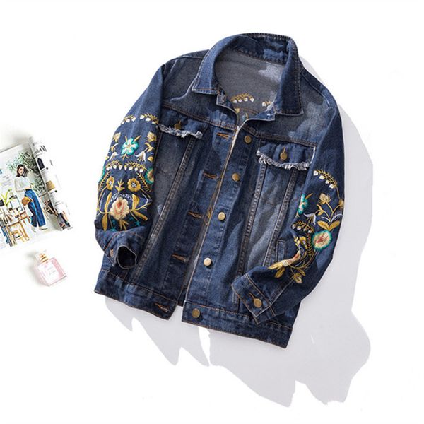 harajuku spring 2020 new plus size women vintage flowers embroidery denim jacket female loose long sleeve blue jeans jacket 5xl, Black;brown
harajuku spring 2020 new plus size women vintage flowers embroidery denim jacket female loose long sleeve blue jeans jacket 5xl, Black;brown